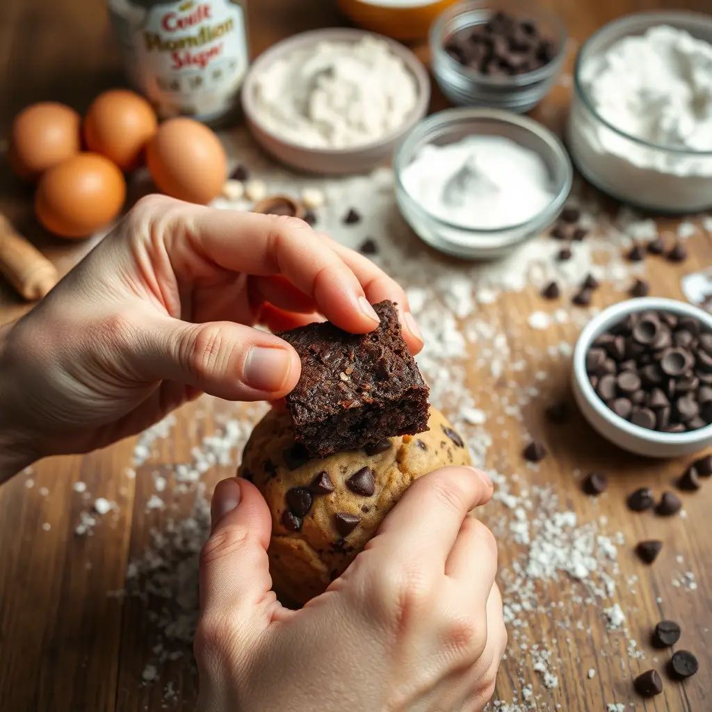 Brownie-Stuffed Cookies