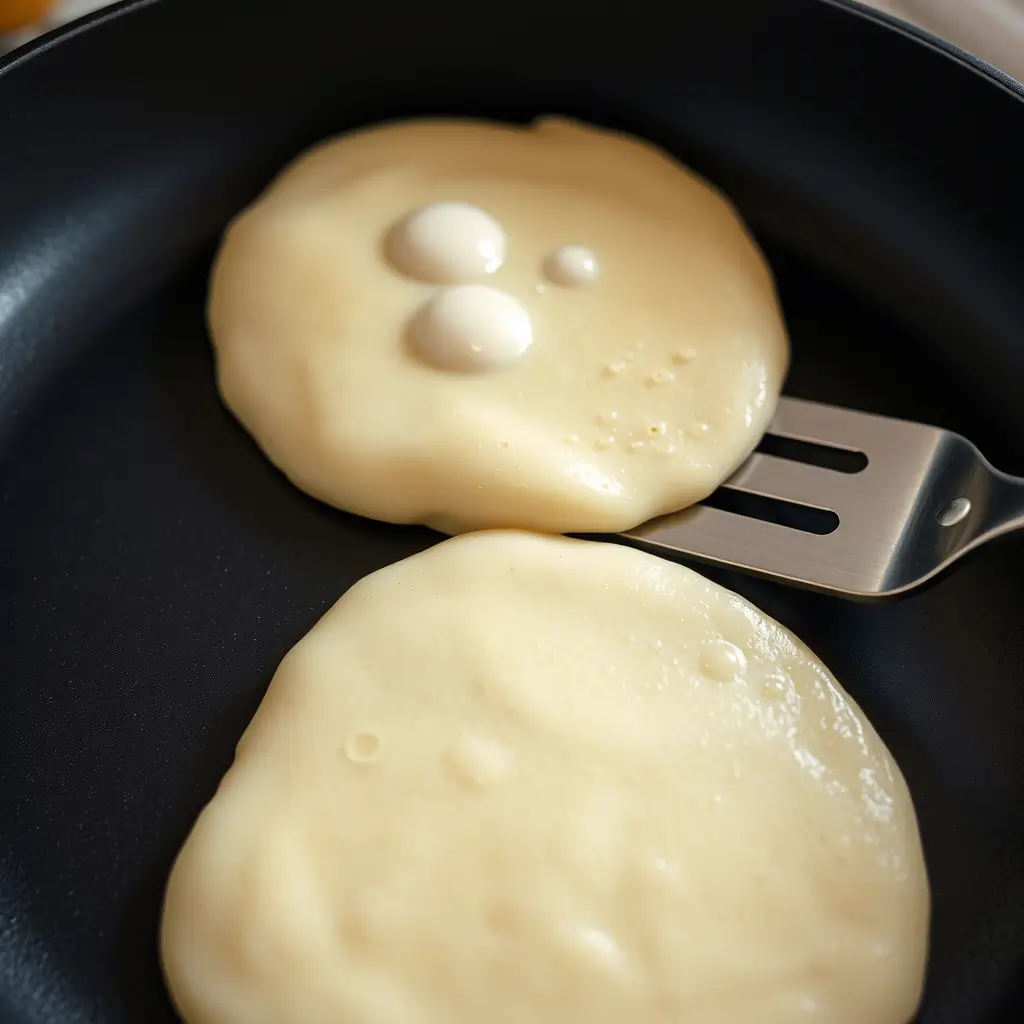 no baking powder pancakes recipe