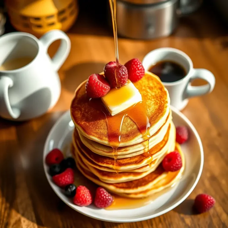 no baking powder pancakes recipe