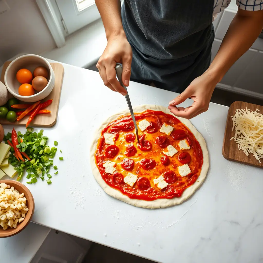 veg pizza recipe
